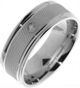 Hartenwens zilveren relatiering met zirconia model V6Z - 3170419
