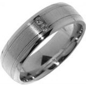 Hartenwens zilveren relatiering met zirconia model V25Z - 3170422