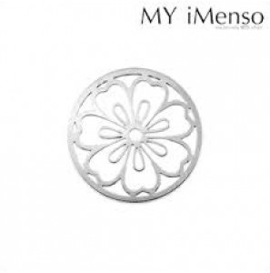 MY iMenso fantasy flower cover 24 mm insignia (925/rhod-plated) - 3170632