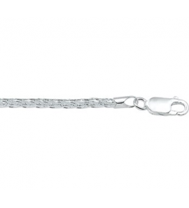 Zilveren armband RH 3 mm vossestaart 18 cm - 3170681
