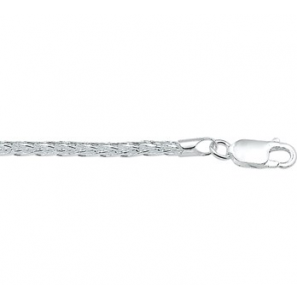 Zilveren armband RH 3 mm vossestaart 18 cm - 3170681