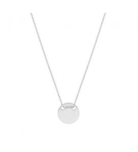 Zilveren graveercollier RH rond 40-45 cm - 3170702