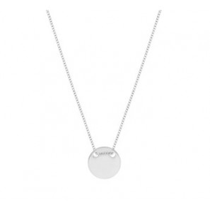 Zilveren graveercollier RH rond 40-45 cm - 3170702