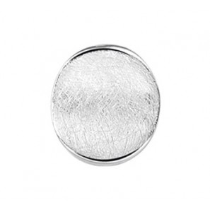 Zilveren hanger RH rond/gescratcht - 3170711