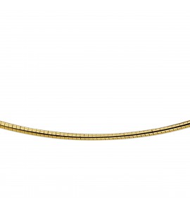 Geelgouden omega collier 1,8 mm rond 45 cm - 3171247