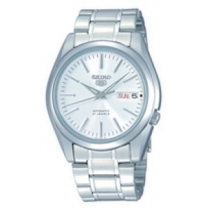 Seiko heren 5 sports automaat staal bracelet wit WR - 3171300