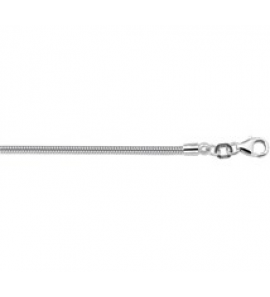 Zilver RH slangcollier2.0 mm 42 cm - 3171203