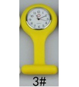 Verpleegstershorloge silicone geel - 3171649