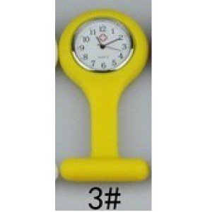 Verpleegstershorloge silicone geel - 3171649