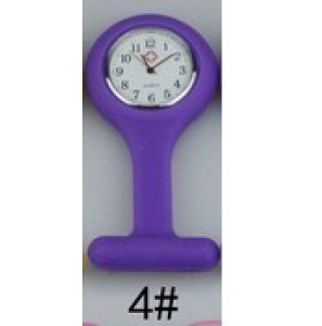 Verpleegstershorloge silicone paars - 3171650