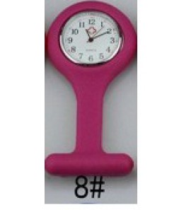 Verpleegstershorloge silicone fuchsia - 3171654