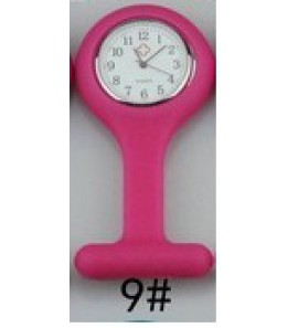 Verpleegstershorloge silicone neon roze - 3171655