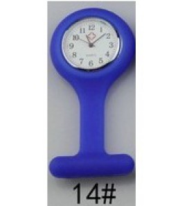 Verpleegstershorloge silicone kobalt blauw - 3171660