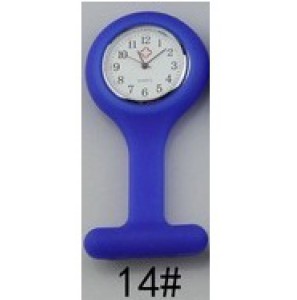 Verpleegstershorloge silicone kobalt blauw - 3171660
