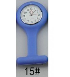 Verpleegstershorloge silicone lavendel blauw - 3171661