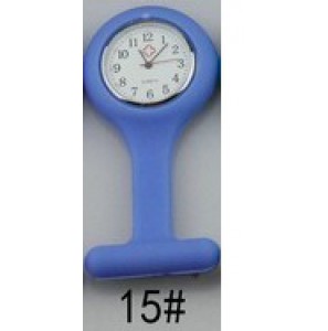 Verpleegstershorloge silicone lavendel blauw - 3171661