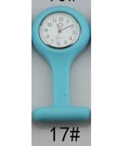 Verpleegstershorloge silicone blauw - 3171663