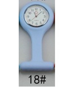 Verpleegstershorloge silicone lichtblauw - 3171664