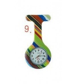 Verpleegstershorloge silicone multi streep - 3171675
