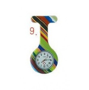 Verpleegstershorloge silicone multi streep - 3171675