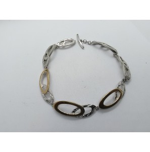 Sueno armband, gescratcht en rosé verguld - 3171683