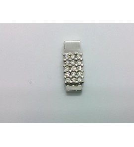 Zilveren hanger RH met zirconia - 3171494