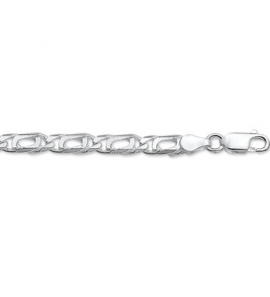 Zilveren collier 5 mm valkenoog 50 cm 5 mm - 3171498