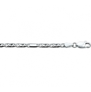 Zilveren collier 3 mm valkenoog 50 cm - 3171585