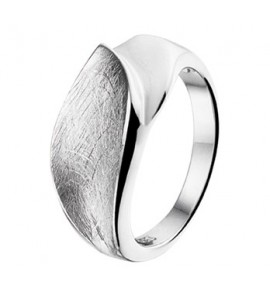 Zilveren ring RH glans/gescratcht maat 17,75 - 3171592