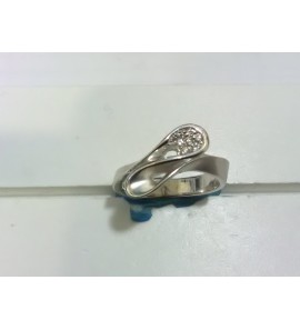 Tétino zilveren ring RH met zirconia maat 17 - 3171701