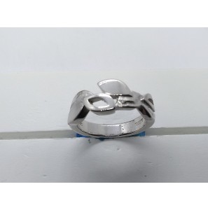 Sueno zilveren ring RH mat/gescratcht maat 17,5 - 3171725