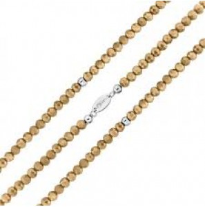 MY iMenso crystal opal orange faceted triple bracelet (925/rhod-plated) 3 mm - 3171811