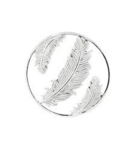 MY iMenso "triple feather" fantasy 33 mm insignia (925/rhod-plated) - 3171816
