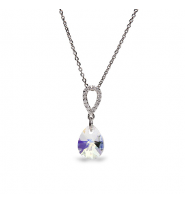 Spark Pear Drop Necklace Aurore Boreale - 3171832