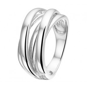Zilveren ring RH maat 17,25 - 3171949