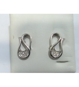 Tétino zilveren oorknop met zirconia - 3172032