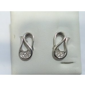 Tétino zilveren oorknop met zirconia - 3172032