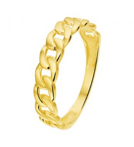 Geelgouden ring gourmet maat 17,75 - 3172277