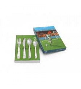 Kindercouvert 4-delig voetbal RVS - 3180614