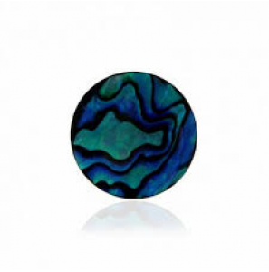 MY iMenso "abalone in blue resin" 24 mm insignia - 3181211