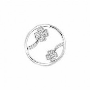 MY iMenso "clover" fantasy cz 24 mm insignia (925/rhod-plated) - 3181210
