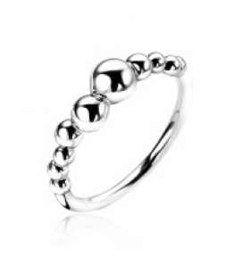 ZINZI zilveren ring met ronde vormen maat 56 - 3181522