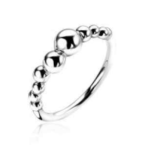 ZINZI zilveren ring met ronde vormen maat 56 - 3181522