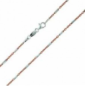 MY iMenso "cilindro" bracelet bicolour (925/rosegold-plated) 16,5+3 cm - 3181560
