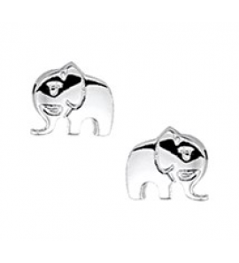 Zilveren oorknop kind RH olifant - 3181718