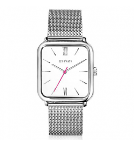 ZINZI horloge RH klein / wijzerplaat wit /  mesh band - 3181864