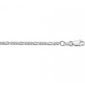 Zilveren armband RH figaro 18 cm - 3181785