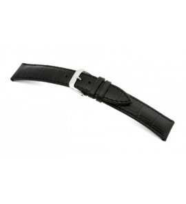 Happel Lederband Jackson 20 mm zwart met Alligator print - 3182137