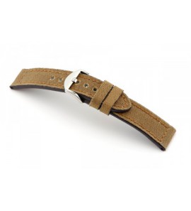 Happel Lederband Mansfield (vintage canvas) 24 mm honing - 3182147