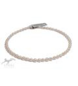 Di-Perle zoetwaterparel barock wit  6-7 mm 45 cm - 3182441